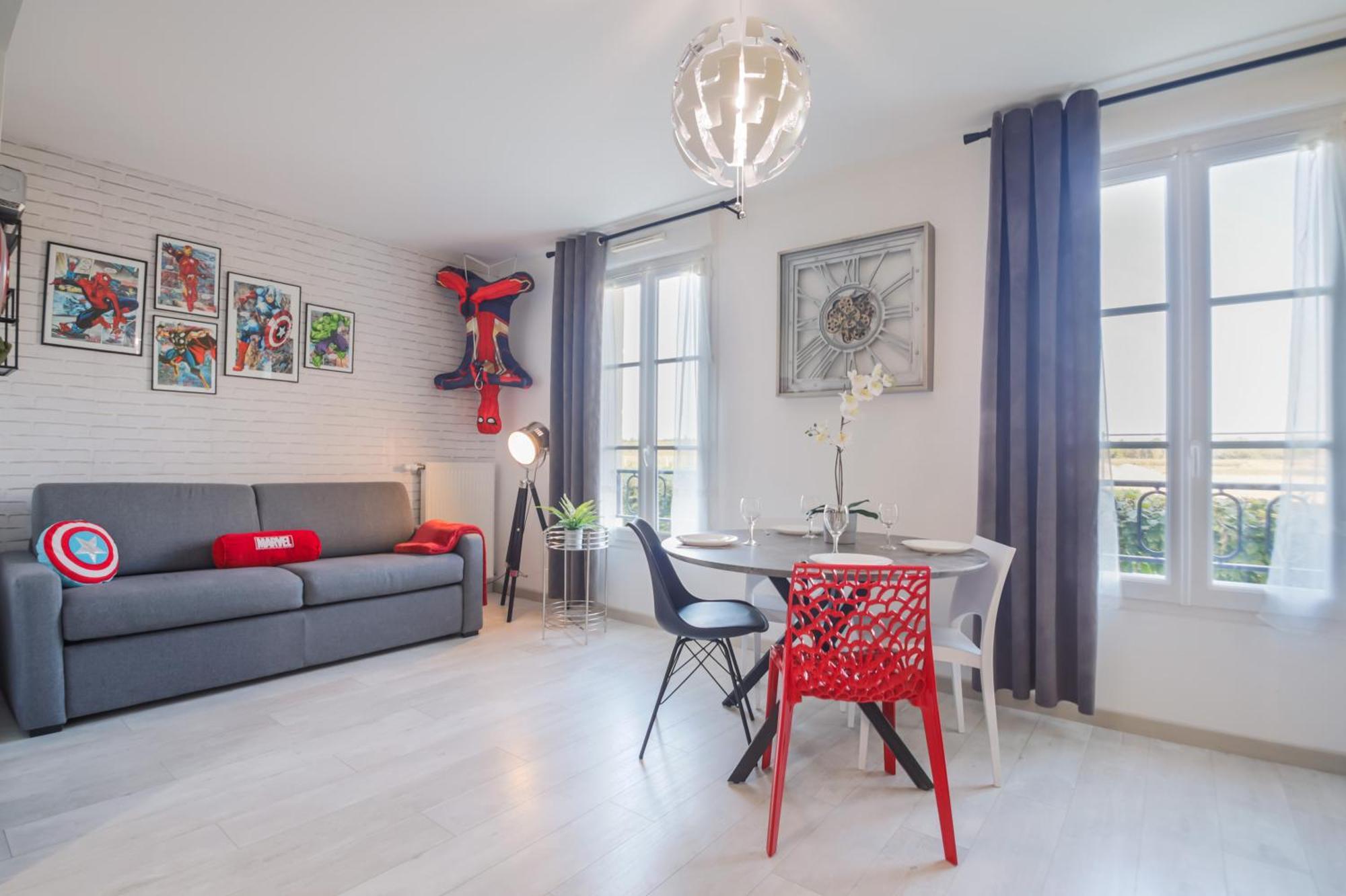 Air-Conditioned Apartment, Walking Distance To Disney - Disney Magical Homes, Paris Serris Exteriör bild